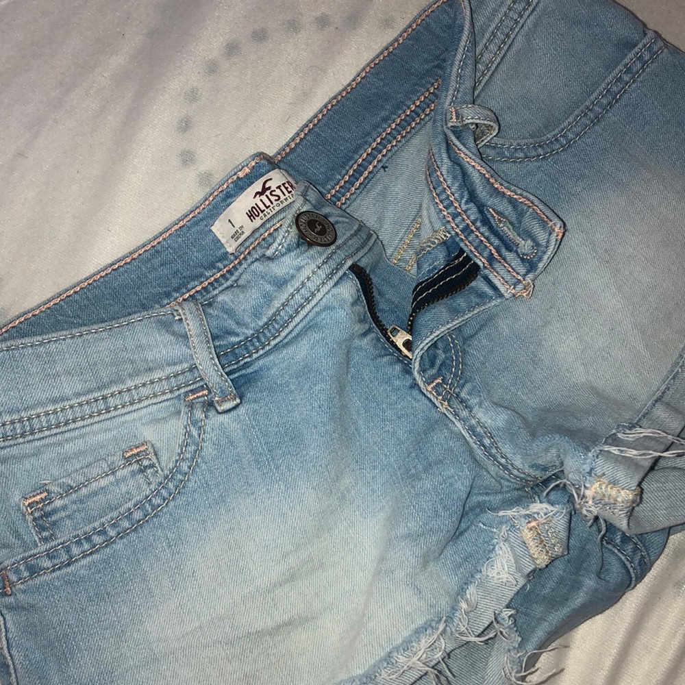 Light washed shorts